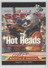 2008 Press Pass NASCAR Scene Holo /100 Juan Pablo Montoya Kevin Harvick #P80 0f6