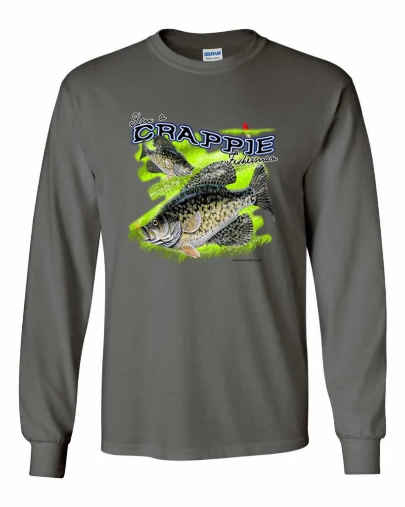I'm A Crappie Fisherman Fishing Lure Long Sleeve T-Shirt