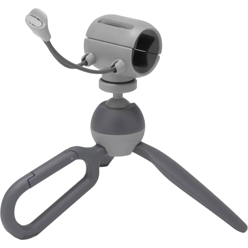 JOBY HandyPod Clip Tripod Phone Mount Foldable Tabletop Grey Vlogging Camera - Image 2 of 4