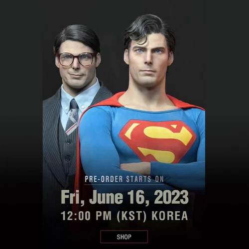Jnd Studio Superman & Clark Kent Dual Version Christopher Reeve 1/3 Scale Statue