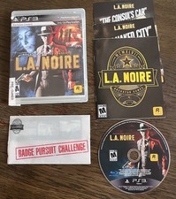 L.A. NOIRE PS3 SONY PLAYSTATION 3 COMPLETE - W/ INSERTS & FILM STRIPS - TESTED