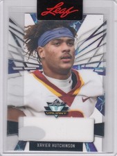 2023 Xavier Hutchinson Leaf Valiant Acetate PRE PRODUCTION PROOF 1/1 - Texans