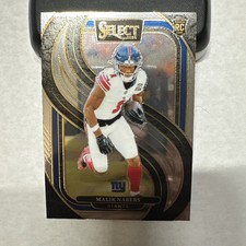 2024 Panini Select Malik Nabers #116 RC Rookie Base Premier Level - Giants