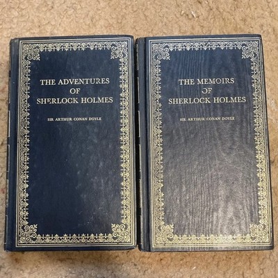 Vintage Sherlock Holmes Hardcover Book set 