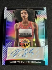 VASHTI CUNNINGHAM 2025 LEAF METAL WOMEN OF SPORT SILVER PRIZM 6/10 AUTO 🔥🔥
