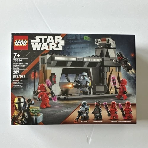LEGO Star Wars Paz Vizsla & Moff Gideon Battle Set 75386, 289 Pieces, 2024