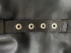 Versace Black Leather Messenger Bag with Silver Buckle Used — photo 4