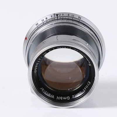 Leica Summicron Objectif 50mm F2 L39 LTM Standard Pliable Manuel - Photo 1/4
