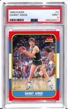 1986-87 Fleer Danny Ainge Base Set #4 PSA 9 