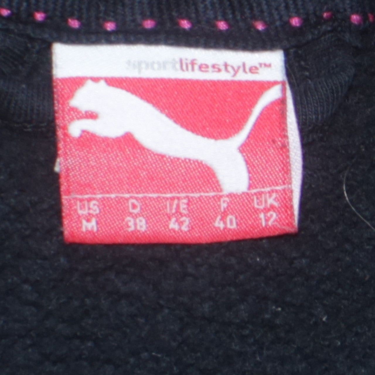Puma Black Hoodie Womens M image 6