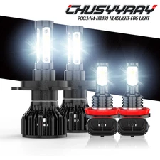 For Honda HR-V 2016 2017 2018 HRV Combo 4x LED Headlight Hi/Lo + Fog Light Bulbs