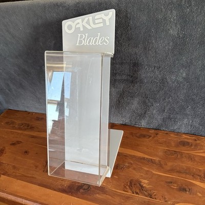 Vtg 1985 OAKLEY BLADES Sunglasses Store Countertop Display Case OG 1st Gen RARE