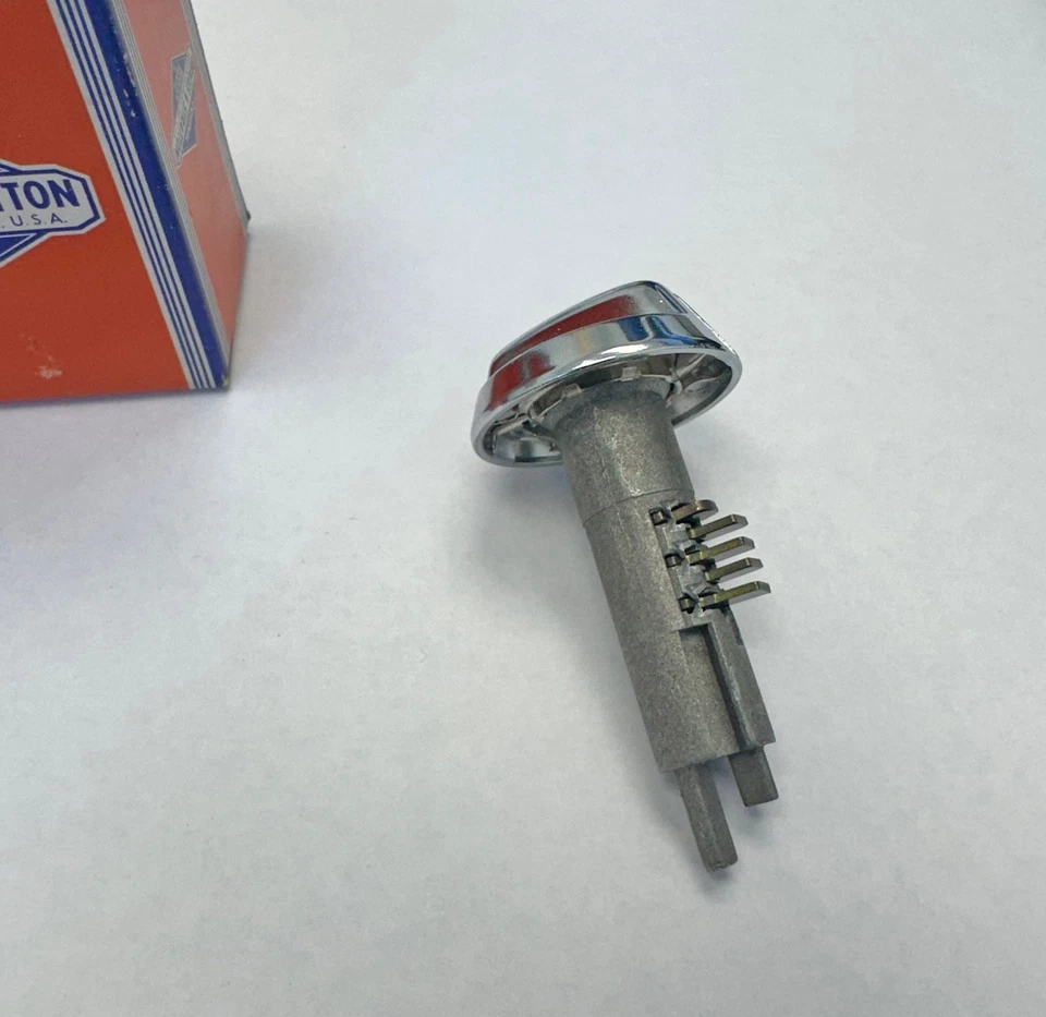 NOS 1971 Pontiac GTO Caddy Firebird painel caixa de luvas cilindro de bloqueio GM 9840777 'B' - Imagem 3 de 3