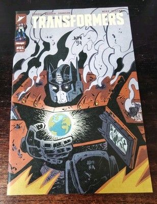 Transformers #1 2023 Juni Ba retail exclusive variant signed with COA Key  