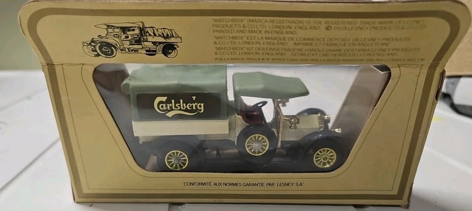 Matchbox Models Of Yesteryear 1918 Crossley Y-13 1978 nuevo en caja Foto 4 de 4