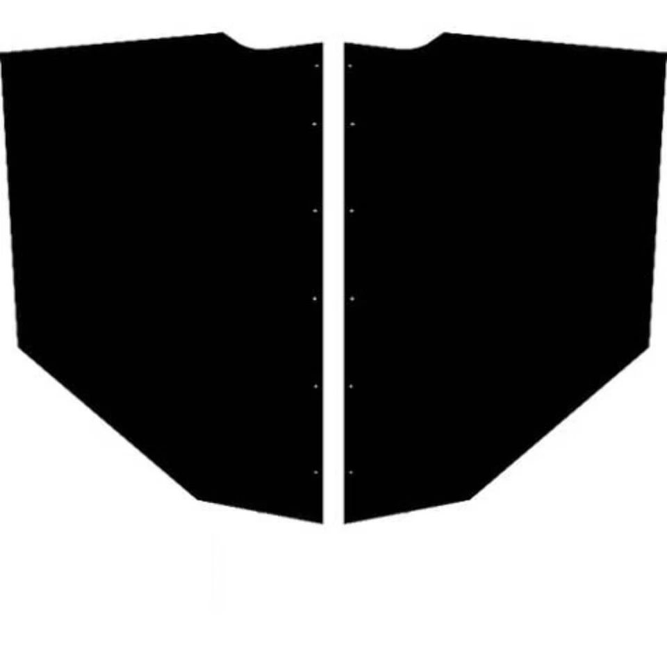 Juego de paneles de retroceso para panel lateral de capucha Studebaker 1957-1958 F & W Foto 2 de 4