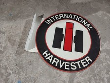 Porcelain  International Harvester Enamel Sig...