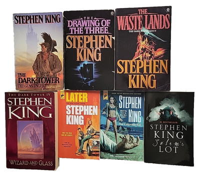 Lot of 7, Stephen King, Wizard & Glass, Waste Lands, Dark Tower, Plus, TPB