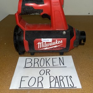Broke2016 Milwaukee0852-20 M12 12V Lithium-Ion Cordless Compact Spot Blower 5919