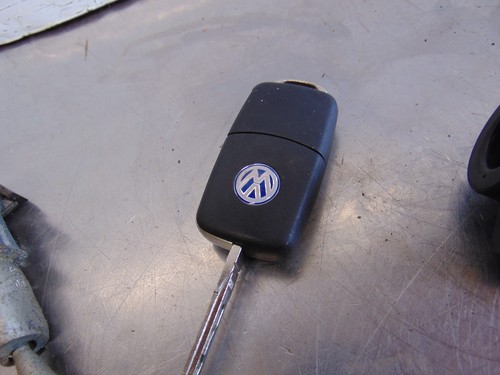 VW Eos Lock Kit 06-10 Ignition Barrel Transponder Ring Key Door Lock - Picture 5 of 5