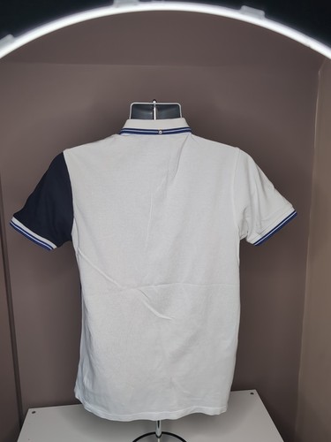 Ben Sherman Polo Shirt White & Blue Men’s Medium – Very Good Condition - Picture 8 of 13