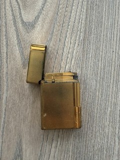 S.T. Dupont Paris Feuerzeug vergoldet Made in France Vintage Sammlerstück