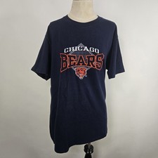 Vintage 90s Chicago Bears Tultex L Embroidered T-Shirt NFL Single Stitch