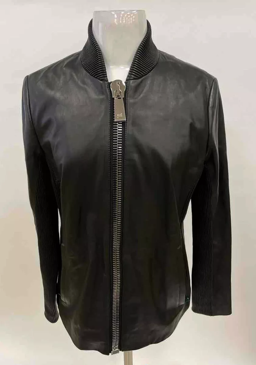 Luxury leather jacket sale