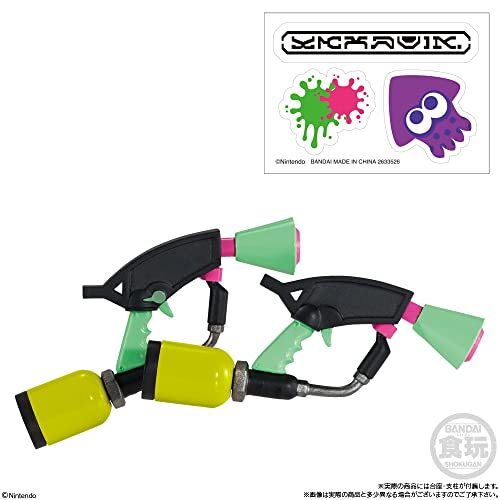 Splatoon Buki Collection Ikasu Reprint Edition with Sticker (8 pieces) - Picture 5 of 7