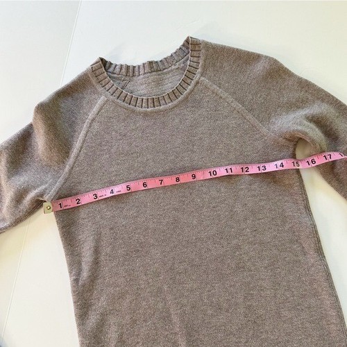 Maglione girocollo Lululemon donna taglia 4 Still Lotus rosa polvere - Foto 5 di 6