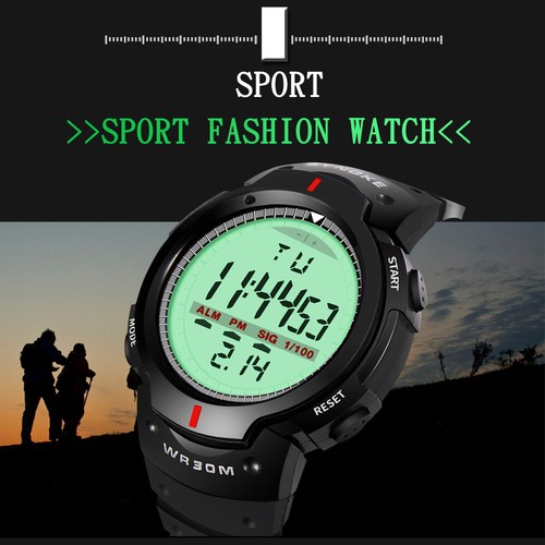 Reloj de Pulsera Hombre Pantalla LED Reloj Digital Reloj Deportivo Reloj Impermeable - Imagen 17 de 21