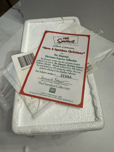 Simpsons Christmas Holiday Express Train "Have a Squishee Christmas" w/COA - Imagen 10 de 10