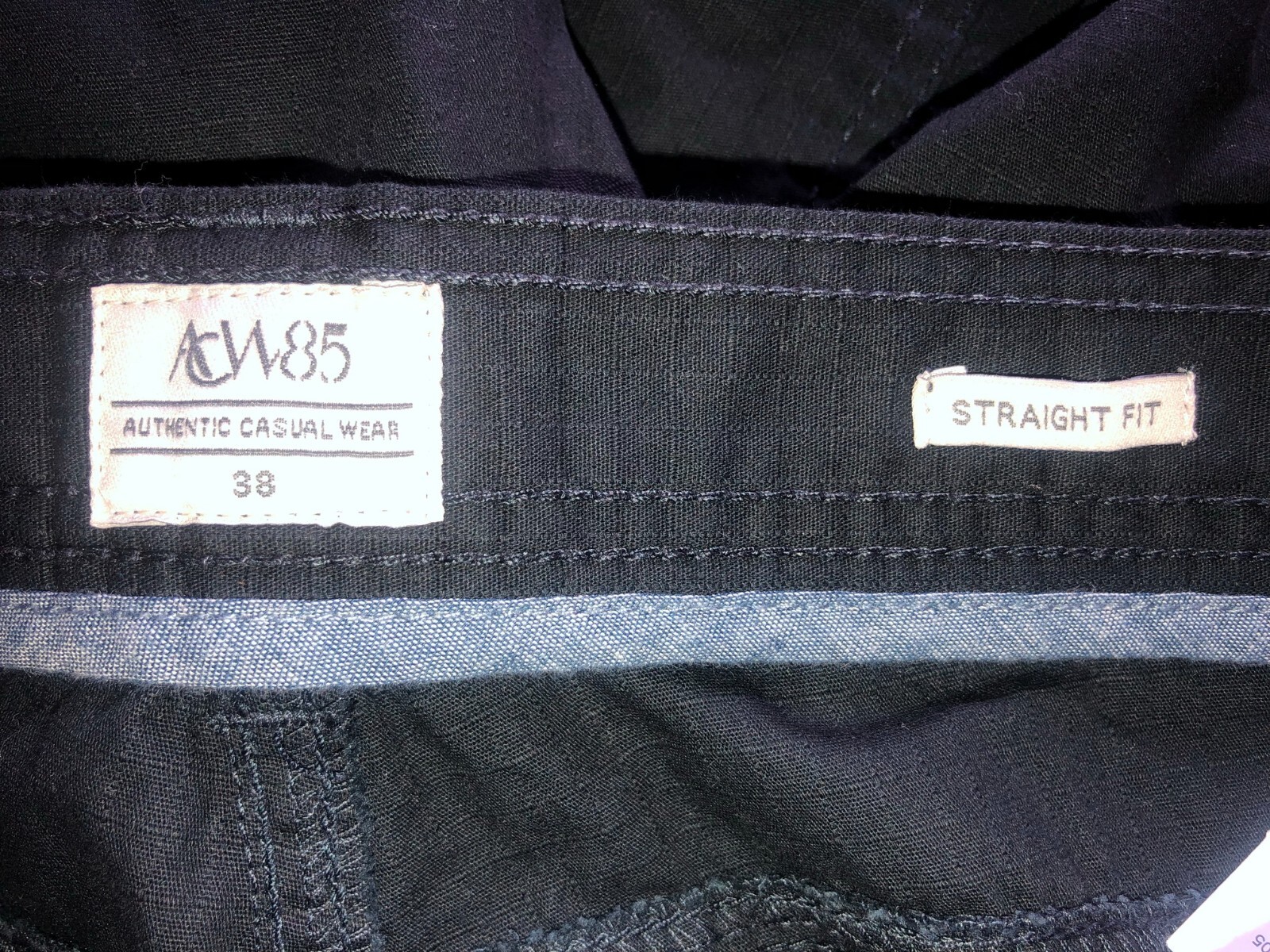 ACW85 Authentic Casual Wear Navy Cargo shorts size 38,NEW image 7