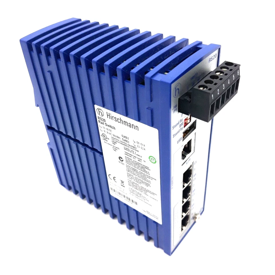 Hirschmann RS20-0400T1T1SDAE, Managed Industrial Ethernet Switch, Excellent Cond - Image 2 of 4
