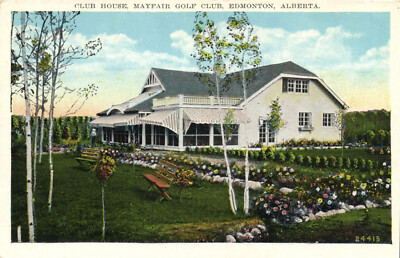 PC GOLF, KANADA, EDMONTON, ALBERTA, MAYFAIR GOLF, Vintage Postkarte (b45871)