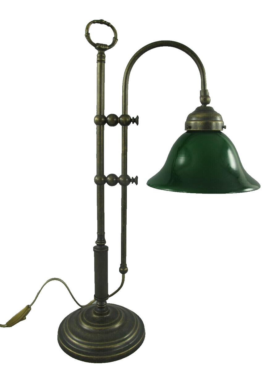 Licht-Erlebnisse Schreibtischlampe W2, Ohne Leuchtmittel, Bankerlampe
