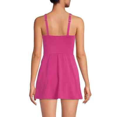 Lands' End Swim | Lands End Pink Crossover Swim Dress Xs Nwt | Color: Pink | Size: Xs | Valentinocindy's Closet Lands' End Swim | Lands End Pink Crossover Swim Dress Xs Nwt | Color: Pink | Size: Xs | Valentinocindy's Closet
