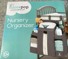 New Hiccapop Nursery Organizer/Baby Diaper Caddy  Hanging Diaper Organization