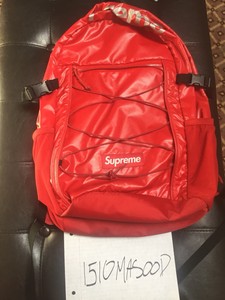 supreme backpack fw17 red