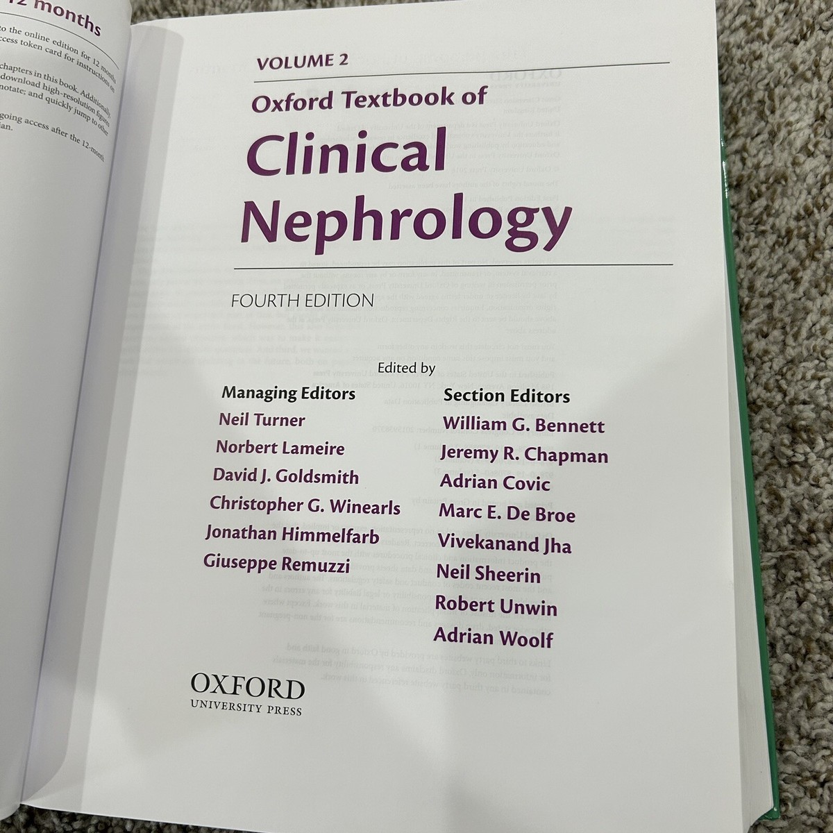 Oxford Textbook of Clinical Nephrology Volume 2 Fourth