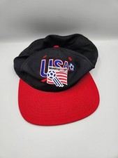 Vintage World Cup USA Soccer 1994 Snapback Hat Cap Twins Enterprise Embroidered