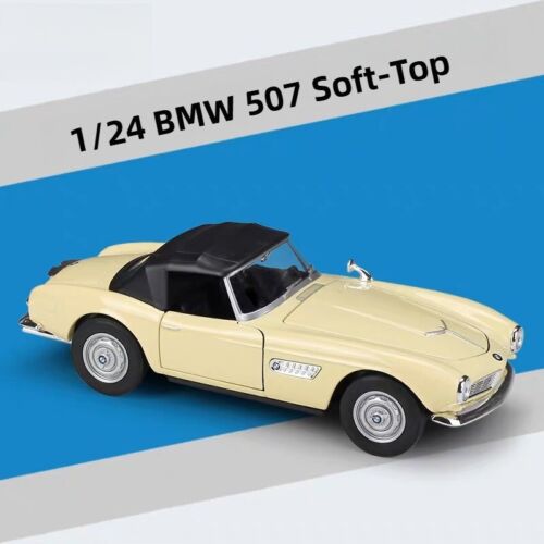 1:24 Scale BMW 507 Convertible/507 Soft-Top Metal Car Model Toys Ornament GIFT - Picture 3 of 16