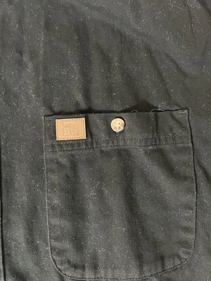 Camisas Wrangler masculinas pretas de manga comprida tamanho 2XL - Imagem 2 de 4