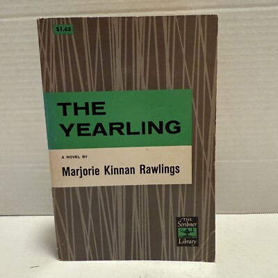 THE YEARLING Marjorie Kinnan Rawlings, 1938 Scribner Library Paperback