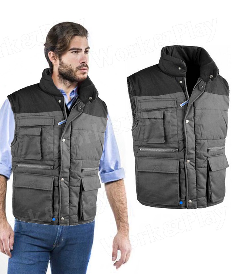 Gilet Da Lavoro Uomo Multitasche - Leggero In Cotone E Poliestere Per Magazzinieri - Foto 9