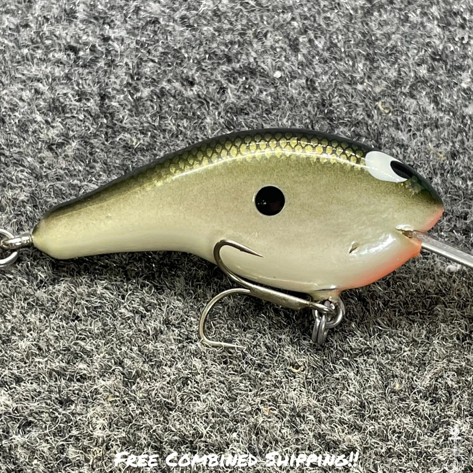 Davis Bait Co Fishco Topgun Tennessee Shad MD Handmade Flatsided Crankbait Lure - Image 3 of 4