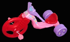 The Original Big Wheel/Mighty Wheels Purple 16" Girls Racer with Barbie Decals