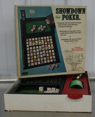 Vintage - Showdown Poker 1971 Dice Board Game - E.S. Lowe Company Inc.