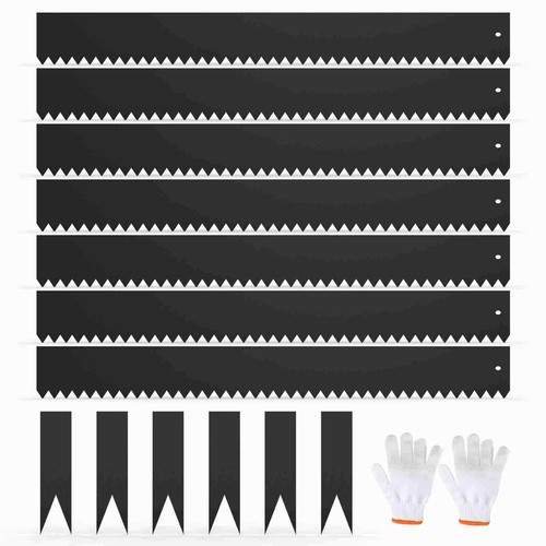 Durable Steel Landscape Border Kit Flexible and Rustproof Black 80ft - Picture 10 of 13