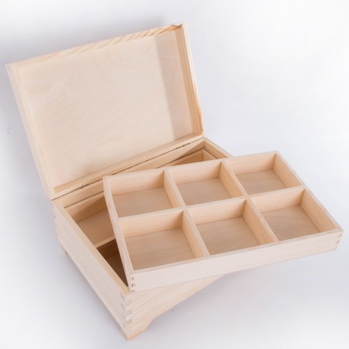 Selection of 100 Large & XL Wooden Storage Boxes / Wood Trunk Chest Crate Box - Picture 132 of 300